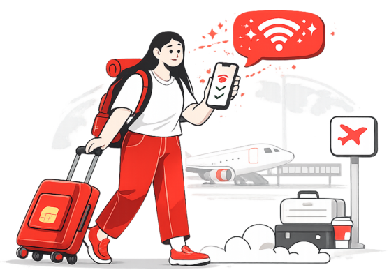 HoppaSIM global travel eSIM for instant mobile data worldwide