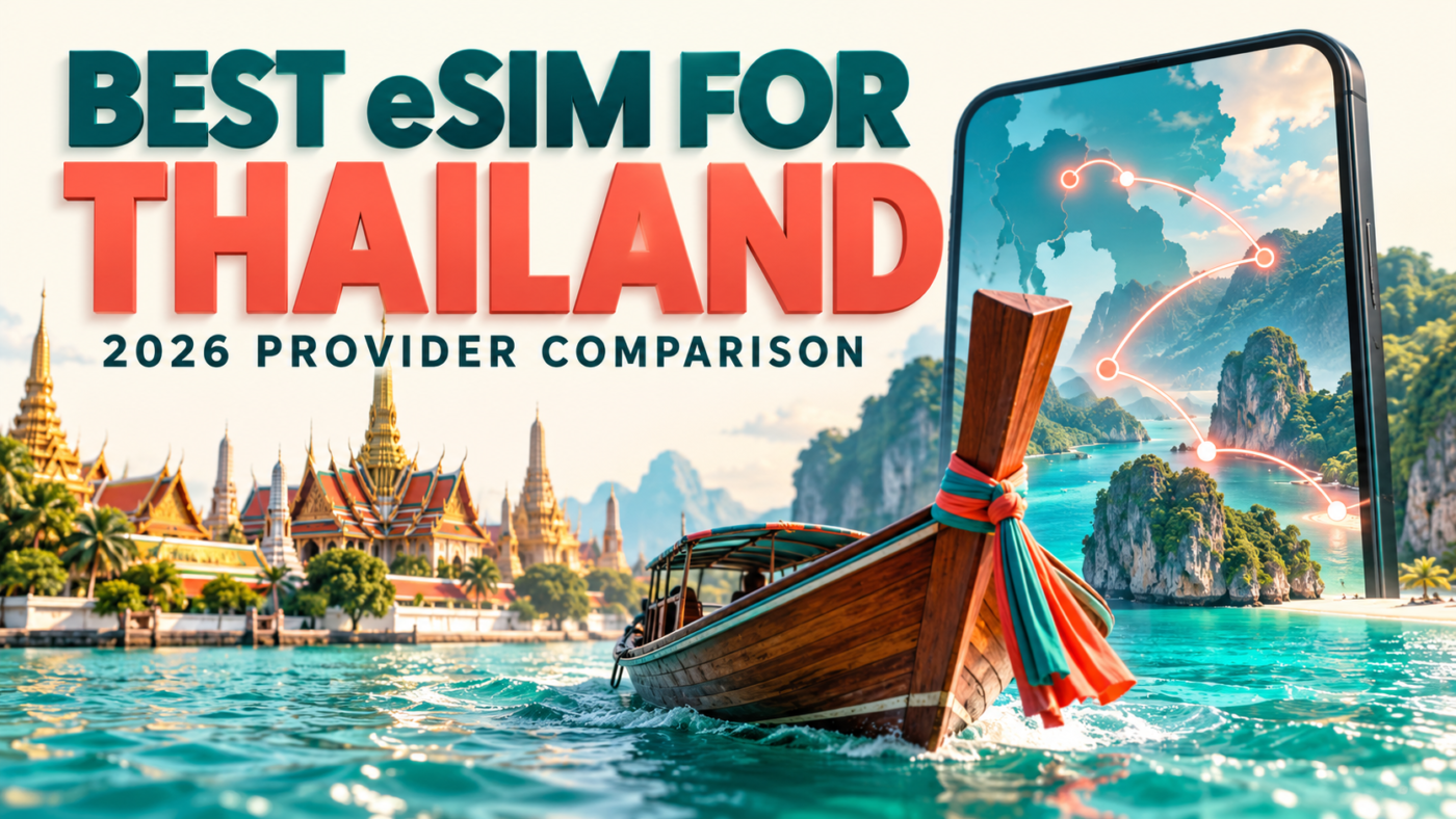 Best eSIM for Thailand travel eSIM featured image