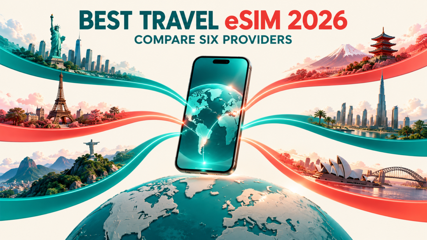 Best travel eSIM 2026 travel eSIM featured image